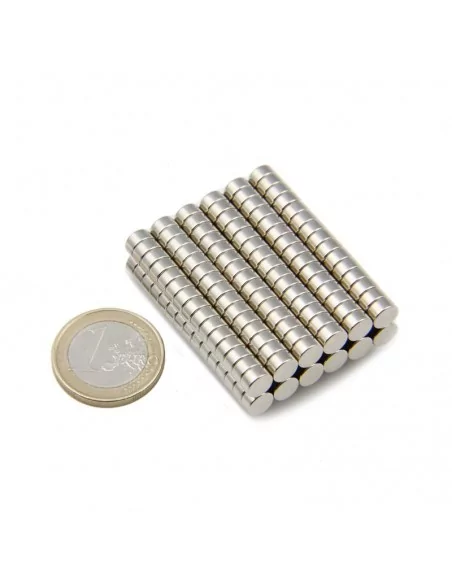 Disque en néodyme ⌀6 × 3 mm N35 Disque en néodyme ⌀6 × 3 mm N35