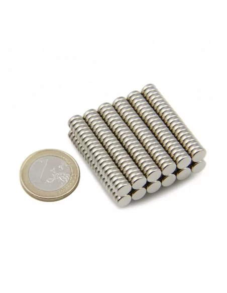 Disque en néodyme ⌀6.5 × 2 mm N35 Disque en néodyme ⌀6.5 × 2 mm N35