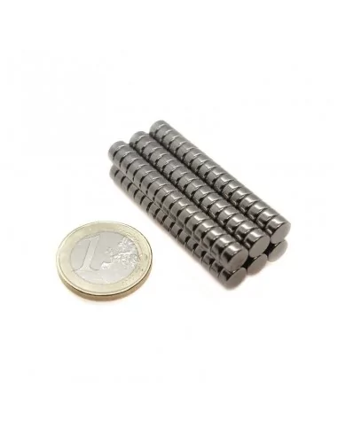 Disco de neodímio ⌀6.5 × 3 mm N52 Ni+Cu+Ni Disco de neodímio ⌀6.5 × 3 mm N52 Ni+Cu+Ni
