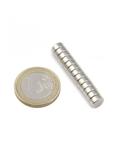 Disco de neodímio ⌀7 × 3 mm N35