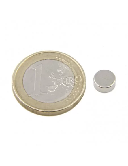 Disco de neodímio ⌀7 × 3 mm N35