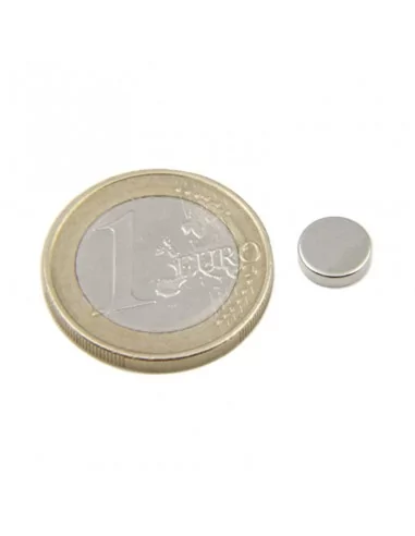 Disco de neodímio ⌀7.5 × 2 mm N35 Disco de neodímio ⌀7.5 × 2 mm N35