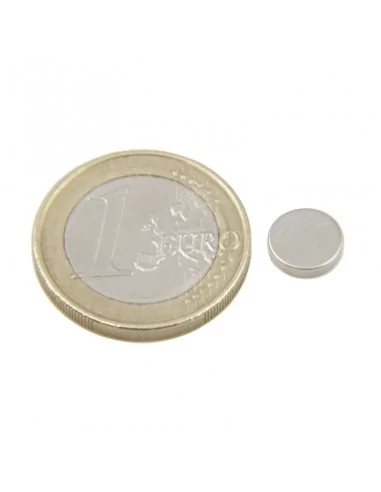 Disque en néodyme ⌀8 × 1.75 mm N35 Disque en néodyme ⌀8 × 1.75 mm N35