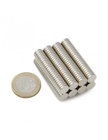 Disque en néodyme ⌀8 × 1.75 mm N35 Disque en néodyme ⌀8 × 1.75 mm N35