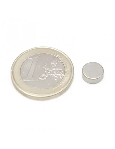 Disco de neodímio ⌀8 × 3 mm N35