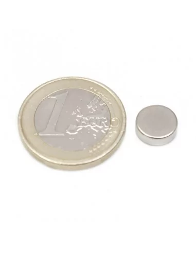 Disco de neodímio ⌀9 × 3 mm N45