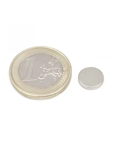 Disco de neodímio ⌀9.5 × 1.5 mm N35