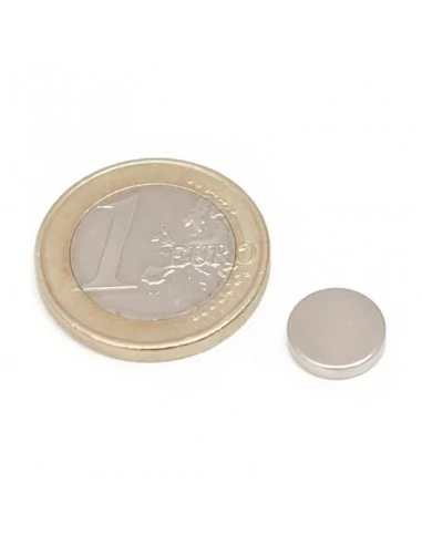 Disco de neodímio ⌀9.5 × 2 mm N35 Disco de neodímio ⌀9.5 × 2 mm N35