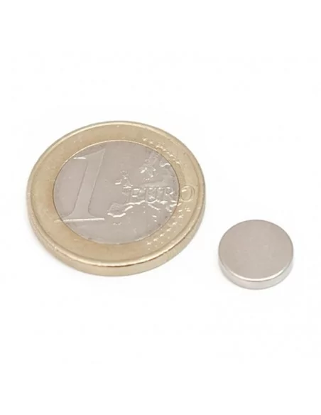 Disco de neodímio ⌀9.5 × 2 mm N35 Disco de neodímio ⌀9.5 × 2 mm N35