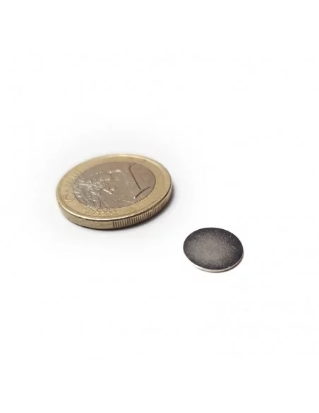 Disco de neodímio ⌀10 × 0.5 mm N35 (Ultra-fino) Disco de neodímio ⌀10 × 0.5 mm N35 (Ultra-fino)