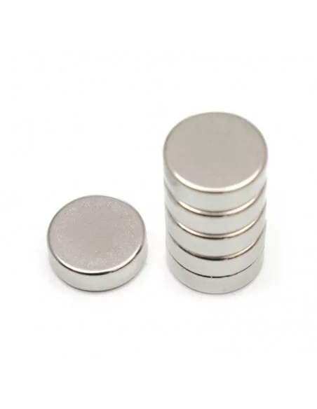 Disco de neodímio ⌀10 × 3 mm N35 Ni+Cu+Ni Disco de neodímio ⌀10 × 3 mm N35 Ni+Cu+Ni