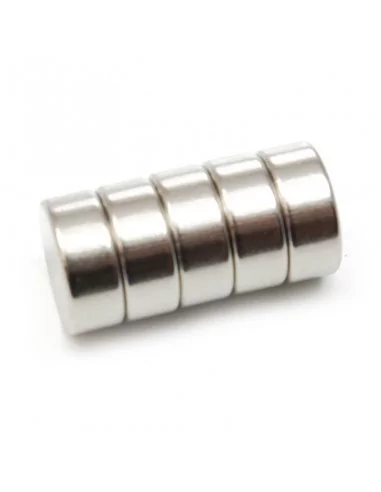 Disco de neodímio ⌀10 × 4 mm N35 Ni+Cu+Ni Disco de neodímio ⌀10 × 4 mm N35 Ni+Cu+Ni