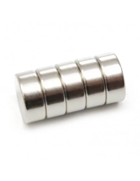 Disco de neodímio ⌀10 × 4 mm N35 Ni+Cu+Ni Disco de neodímio ⌀10 × 4 mm N35 Ni+Cu+Ni