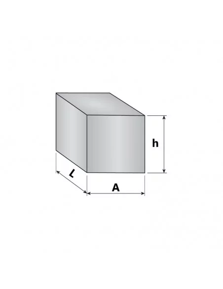 Bloque de neodimio 3×3×2 mm N35