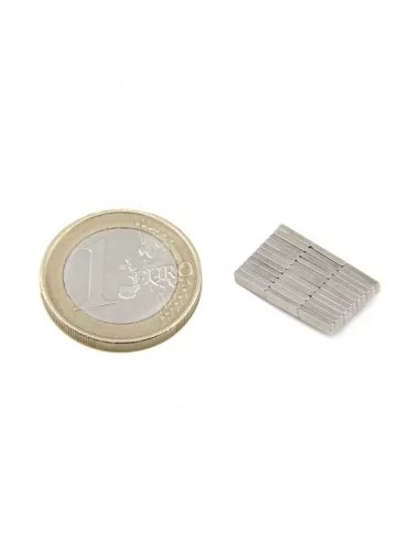 Bloco de neodímio 2×1×6 mm N35