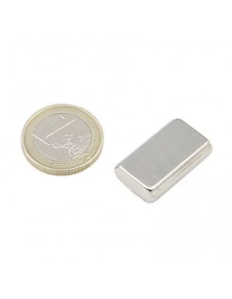 Bloco de neodímio 12.7×25.4×6 mm N52 (OUT)