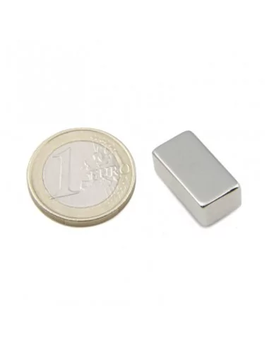 Bloco de neodímio 20 × 10 × 10 mm N35