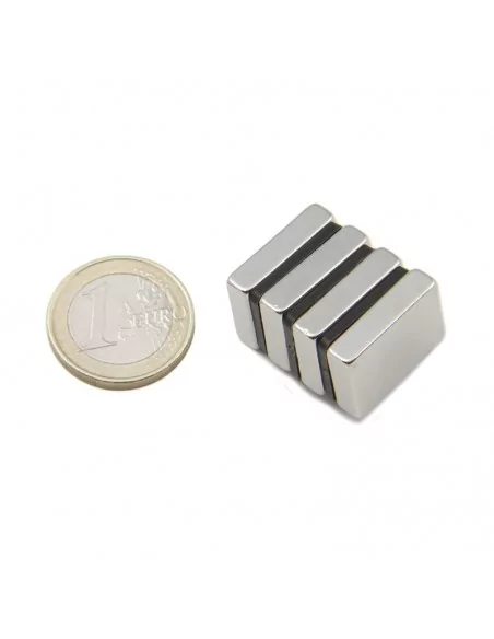 Bloque de neodimio 20 × 15 × 5 mm N35 Bloque de neodimio 20 × 15 × 5 mm N35