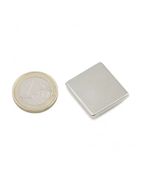 Bloc en néodyme 25 × 22 × 3 mm N35 Bloc en néodyme 25 × 22 × 3 mm N35