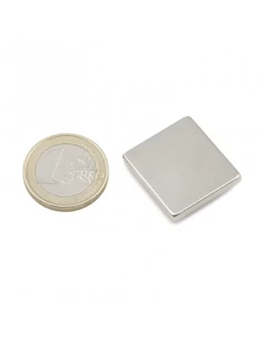 Bloc en néodyme 25 × 22 × 3 mm N35 Bloc en néodyme 25 × 22 × 3 mm N35