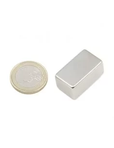 Bloco de neodímio 27 × 16 × 12 mm N35