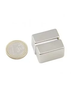 Bloco de neodímio 27 × 16 × 12 mm N35 2