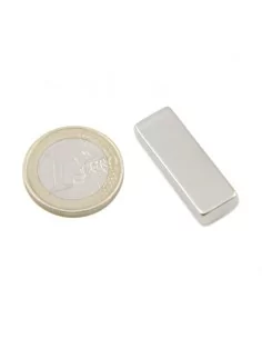 Bloco de neodímio 30 × 10 × 5 mm N35