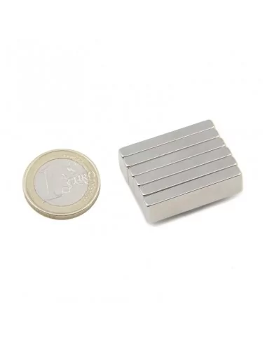 Bloco de neodímio 30 × 8.5 × 4 mm N35