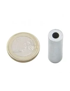 Barra cilíndrica de neodimio Ø10 × 30 (Ø4.5) mm N35