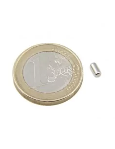 Barra cilíndrica de neodimio Ø2.5 × 5 mm N35