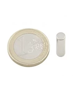 Barra cilíndrica de neodimio Ø5 × 18 mm N35