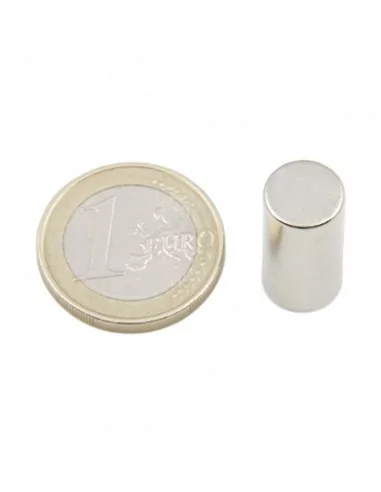 Barra cilíndrica de neodimio ⌀10 × 20 mm N35 Barra cilíndrica de neodimio ⌀10 × 20 mm N35