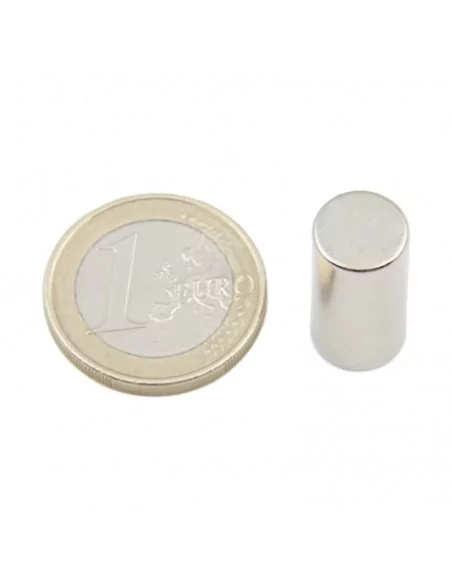 Barra cilíndrica de neodimio ⌀10 × 20 mm N35 Barra cilíndrica de neodimio ⌀10 × 20 mm N35