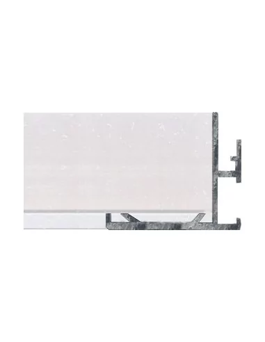 Moulage en aluminium pour cadres en verre 40mm. AL-08