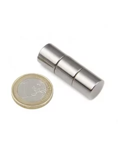 Barra cilíndrica de neodimio Ø12.7 × 12.7 mm N52 2