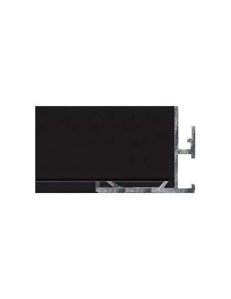 Moulage en aluminium pour cadres en verre 40mm. AL-08