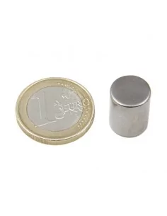 Barra cilíndrica de neodimio Ø12 × 15 mm N52