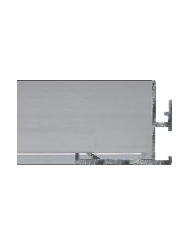 Moulage en aluminium pour cadres en verre 40mm. AL-08