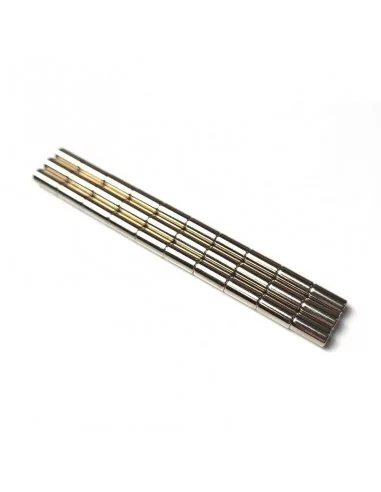Barra cilíndrica de neodimio ⌀5 × 10 mm N35 Barra cilíndrica de neodimio ⌀5 × 10 mm N35