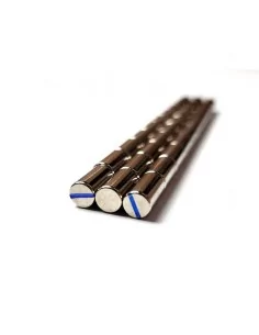 Barra cilíndrica de neodimio Ø5 × 10 mm N35 2