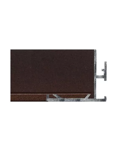 Moulage en aluminium pour cadres en verre 40mm. AL-08