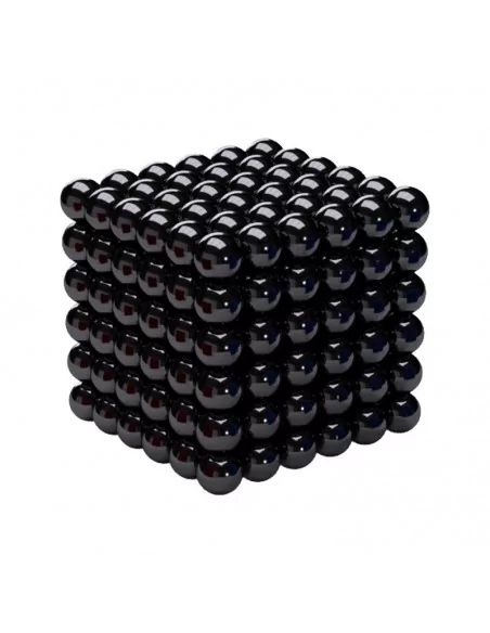 Esfera de neodimio ⌀3 mm N35 epoxy negro Pack 216 unidades