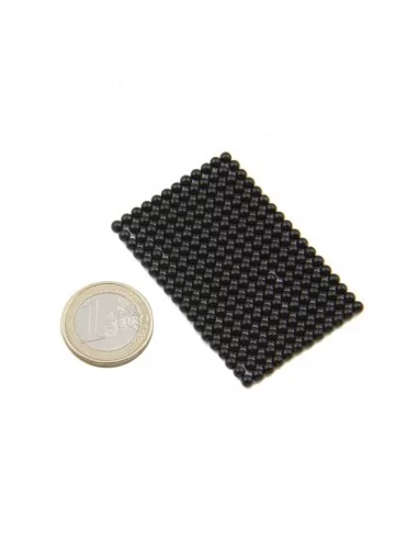 Esfera de neodimio ⌀3 mm N35 epoxy negro Pack 216 unidades