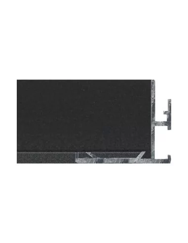 Moulage en aluminium pour cadres en verre 40mm. AL-08