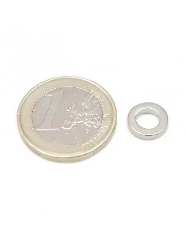 Aro de neodimio ⌀9.5 × 2 mm N35 (con agujero ⌀5.5)