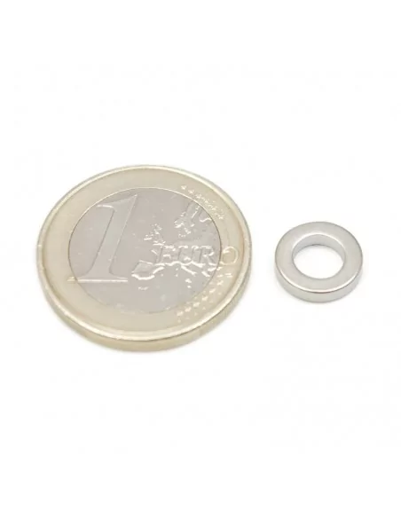 Aro de neodimio ⌀9.5 × 2 mm N35 (con agujero ⌀5.5)