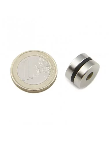 Aro de neodimio ⌀15 × 4 mm N35 (con agujero ⌀5)