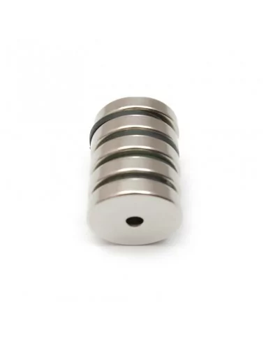 Aro de neodimio ⌀25 × 5 mm N35 (con agujero ⌀4.5)