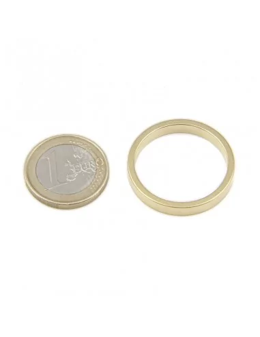 Anel de neodímio ⌀29 × 4 (⌀25) mm N35 banho de Ouro Anel de neodímio ⌀29 × 4 (⌀25) mm N35 banho de Ouro