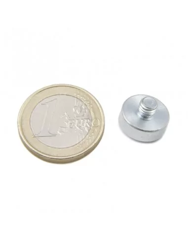 Base com parafuso de neodímio ⌀13 × 4.5 mm M5 N35 Base com parafuso de neodímio ⌀13 × 4.5 mm M5 N35